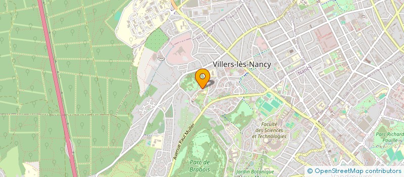 localisation de l'entreprise ASSOCIATION DES PARENTS D'ELEVES DE L'ECOLE CLAUDE DERUET  VILLERS-LES-NANCY