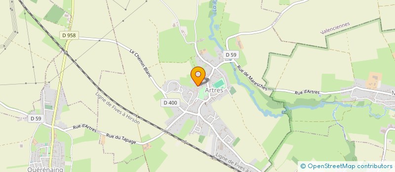 localisation de l'entreprise ASSOCIATION DES PARENTS D ELEVES DE L ECOLE D  ARTRES  ARTRES