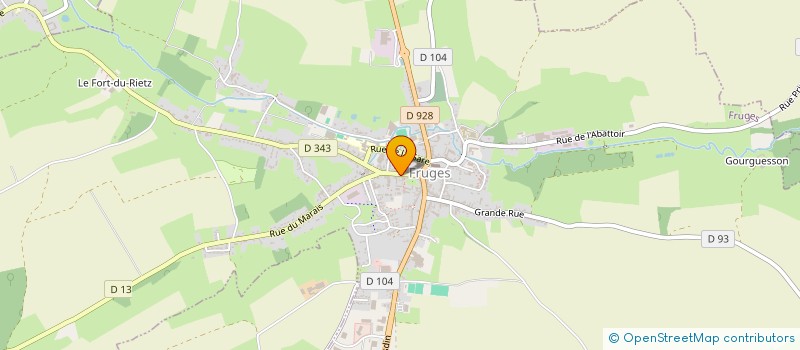 localisation de l'entreprise ASSOCIATION DES PARENTS D'ELEVES DE L'ECOLE DANIELLE MITTERRAND  FRUGES