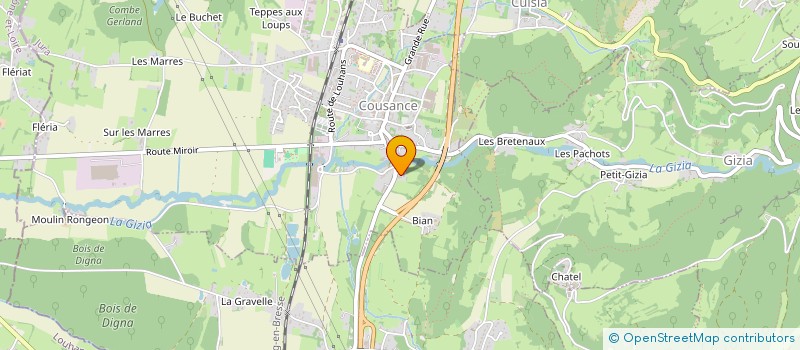 localisation de l'entreprise ASSOCIATION DES PARENTS D'ELEVES DE L'ECOLE DE BEAUFORT  BEAUFORT-ORBAGNA