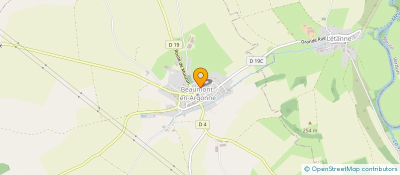 localisation de l'entreprise ASSOCIATION DES PARENTS D'ELEVES DE L'ECOLE DE BEAUMONT EN ARGONNE  BEAUMONT-EN-ARGONNE