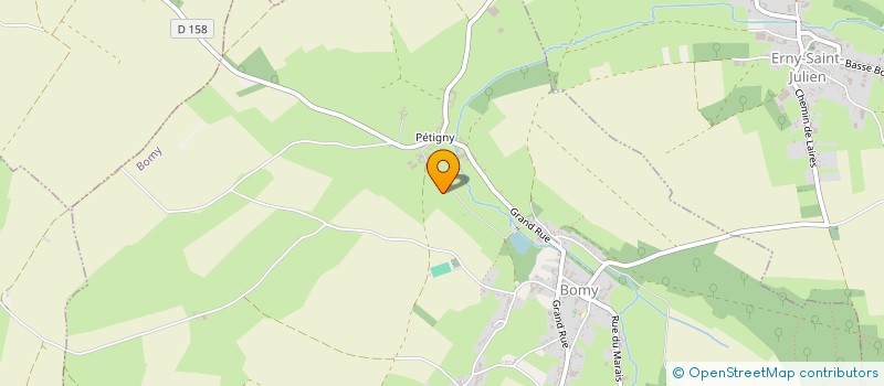 localisation de l'entreprise ASSOCIATION DES PARENTS D'ELEVES DE L'ECOLE DE BOMY  BOMY