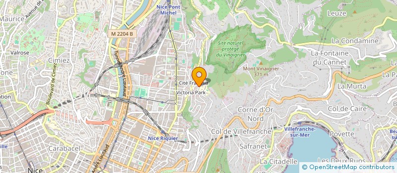 localisation de l'entreprise ASSOCIATION DES PARENTS D'ELEVES DE L'ECOLE DE FILLES INSTITUT BLANCHE DE CASTILLE à NICE