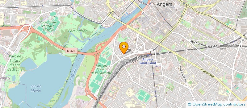 localisation de l'entreprise ASSOCIATION DES PARENTS D'ELEVES DE L'ECOLE DE LA BLANCHERAIE  ANGERS