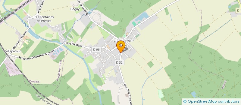 localisation de l'entreprise ASSOCIATION DES PARENTS D'ELEVES DE L'ECOLE DE LIVERDY-EN-BRIE (A.P.E.E. LIVERDY)  LIVERDY-EN-BRIE