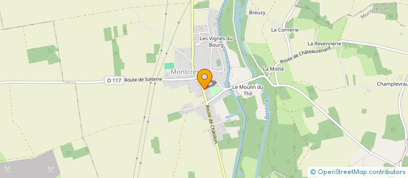 localisation de l'entreprise ASSOCIATION DES PARENTS D'ELEVES DE L'ECOLE DE MONTCRESSON-CORTRAT-SOLTERRE à MONTCRESSON