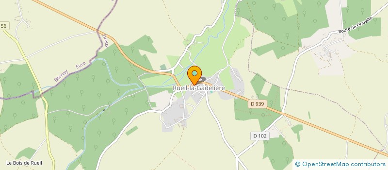 localisation de l'entreprise ASSOCIATION DES PARENTS D ELEVES DE L ECOLE DE RUEIL LA GADELIERE à RUEIL-LA-GADELIERE