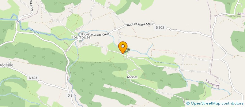 localisation de l'entreprise ASSOCIATION DES PARENTS D'ELEVES DE L'ECOLE DE SAINTE CROIX VOLVESTRE à TOURTOUSE