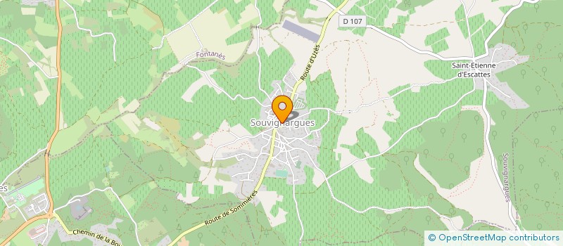 localisation de l'entreprise ASSOCIATION DES PARENTS D'ELEVES DE L'ECOLE DE SOUVIGNARGUES  SOUVIGNARGUES