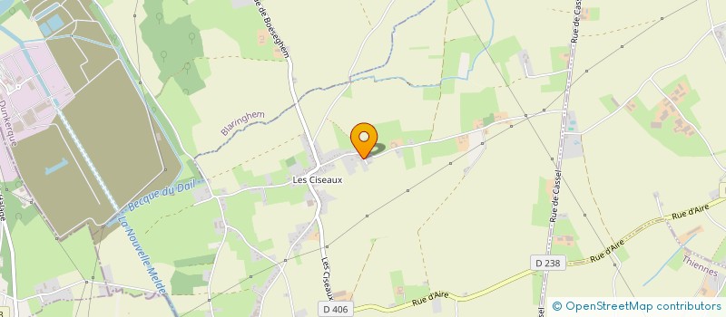 localisation de l'entreprise ASSOCIATION DES PARENTS D'ELEVES DE L'ECOLE DES 3 CLEFS DE BOESEGHEM  BOESEGHEM