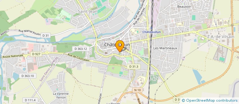 localisation de l'entreprise ASSOCIATION DES PARENTS D'ELEVES DE L'ECOLE DES EMPEREURS - APE EMPEREURS à CHATEAUDUN