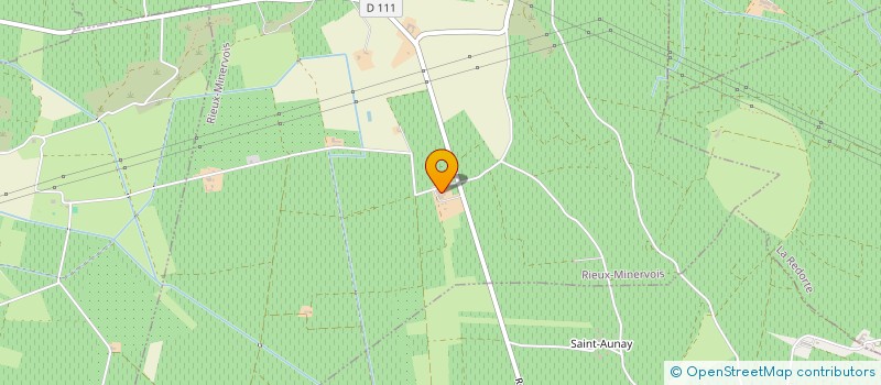 localisation de l'entreprise ASSOCIATION DES PARENTS D'ELEVES DE L'ECOLE DES SARMENTS (APEES)  RIEUX-MINERVOIS