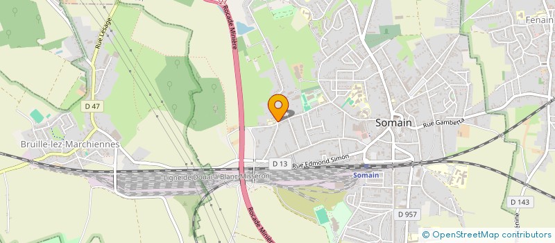 localisation de l'entreprise ASSOCIATION DES PARENTS D ELEVES DE L ECOLE DESIRE CHEVAILLIER  SOMAIN