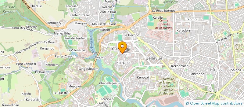 localisation de l'entreprise ASSOCIATION DES PARENTS D'ELEVES DE L'ECOLE DU DAUPHINE à BREST