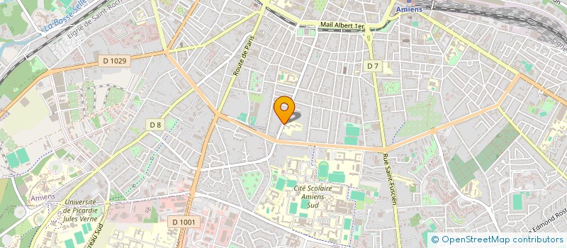 localisation de l'entreprise ASSOCIATION DES PARENTS D'ELEVES DE L'ECOLE ELEMENTAIRE DELPECH  AMIENS