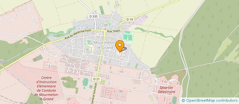 localisation de l'entreprise ASSOCIATION DES PARENTS D'ELEVES DE L'ECOLE ELEMENTAIRE DU TERME HILAIRE  MOURMELON-LE-GRAND