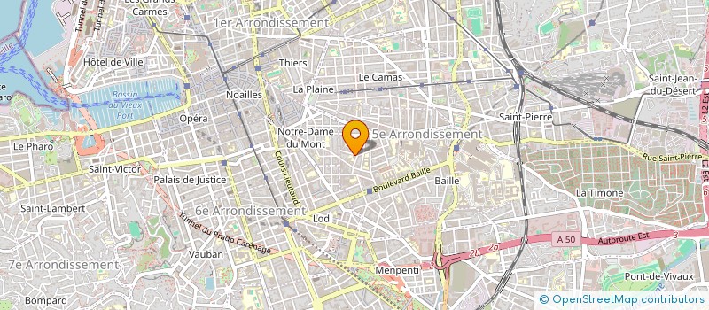 localisation de l'entreprise ASSOCIATION DES PARENTS D'ELEVES DE L'ECOLE ET DU COLLEGE CHEVREUL CHAMPAVIER à MARSEILLE