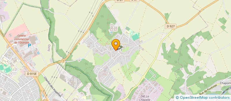 localisation de l'entreprise ASSOCIATION DES PARENTS D'ELEVES DE L'ECOLE GERARD CLAUDEL 95  ENNERY