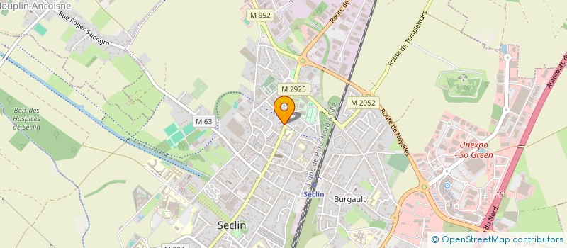 localisation de l'entreprise ASSOCIATION DES PARENTS D'ELEVES DE L'ECOLE IMMACULEE CONCEPTION  SECLIN