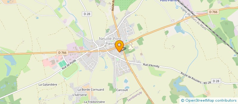 localisation de l'entreprise ASSOCIATION DES PARENTS D'ELEVES DE L'ECOLE JACQUES PREVERT  NEUILLE-PONT-PIERRE