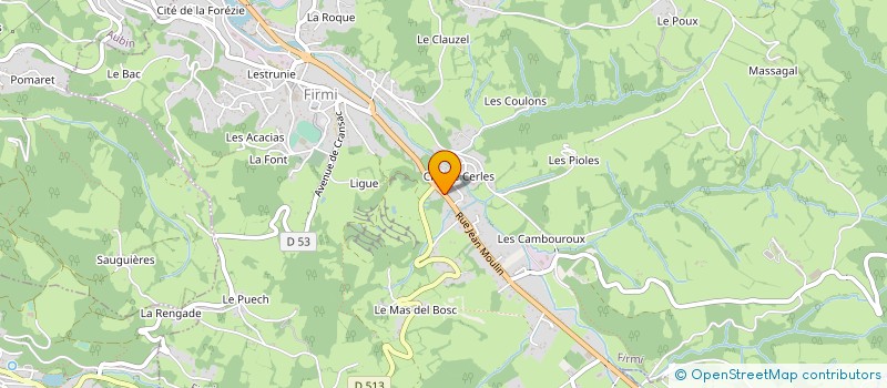 localisation de l'entreprise ASSOCIATION DES PARENTS D'ELEVES DE L'ECOLE JEAN MACE DE DECAZEVILLE à DECAZEVILLE