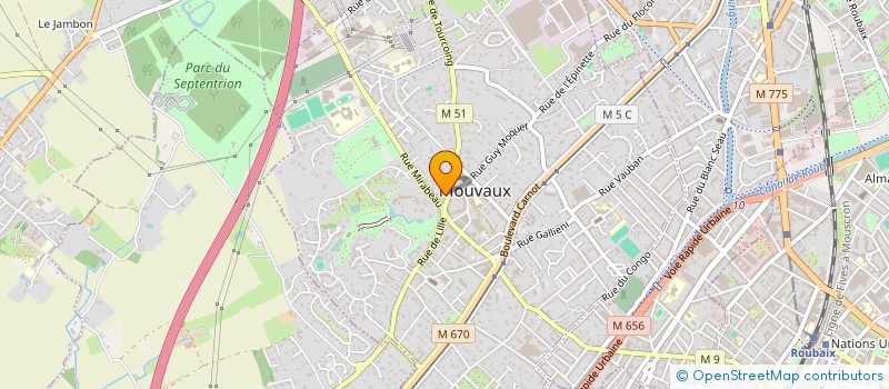 localisation de l'entreprise ASSOCIATION DES PARENTS D'ELEVES DE L'ECOLE JEANNE D'ARC à MOUVAUX