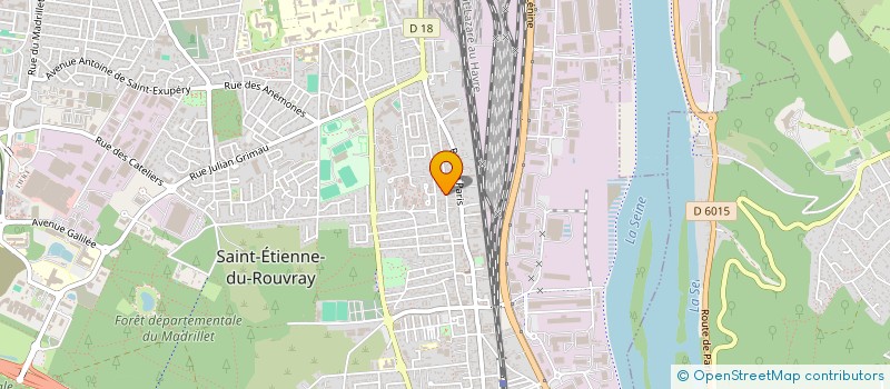 localisation de l'entreprise ASSOCIATION DES PARENTS D'ELEVES DE L'ECOLE JEANNE D'ARC  SAINT-ETIENNE-DU-ROUVRAY