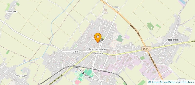 localisation de l'entreprise ASSOCIATION DES PARENTS D'ELEVES DE L'ECOLE JEANNE D'ARC MIXTE DE NEUVILLE-DE-POITOU  NEUVILLE-DE-POITOU