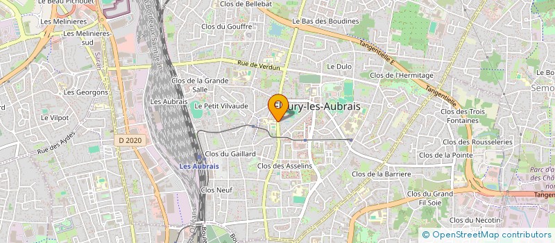 localisation de l'entreprise ASSOCIATION DES PARENTS D'ELEVES DE L'ECOLE JULES FERRY à FLEURY-LES-AUBRAIS
