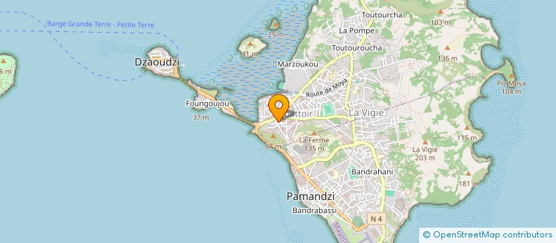 localisation de l'entreprise ASSOCIATION DES PARENTS D'ELEVES DE L'ECOLE LABATTOIR 2 à DZAOUDZI