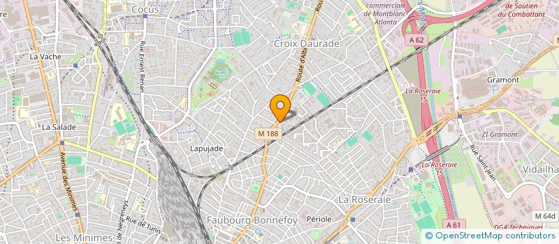 localisation de l'entreprise ASSOCIATION DES PARENTS D ELEVES DE L ECOLE LAPUJADE à TOULOUSE
