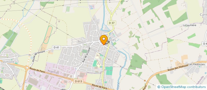 localisation de l'entreprise ASSOCIATION DES PARENTS D' ELEVES DE L'ECOLE LIBRE D'ARGENCES  ARGENCES