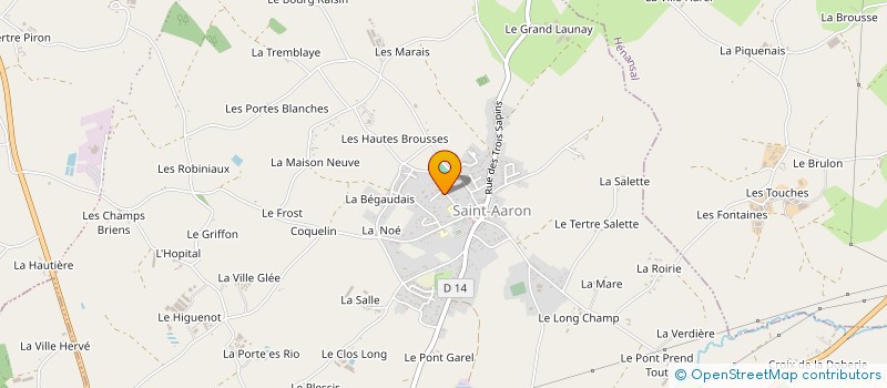 localisation de l'entreprise ASSOCIATION DES PARENTS D'ELEVES DE L'ECOLE LIBRE DE SAINT-AARON  LAMBALLE-ARMOR