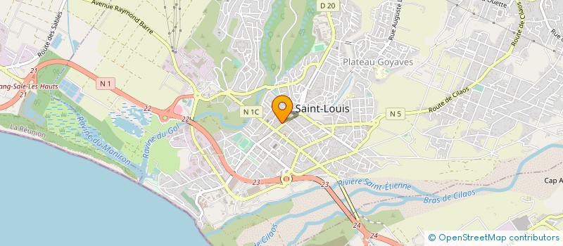 localisation de l'entreprise ASSOCIATION DES PARENTS D ELEVES DE L ECOLE LIBRE DE SAINT-LOUIS à SAINT-LOUIS