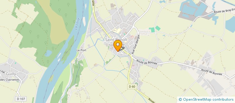 localisation de l'entreprise ASSOCIATION DES PARENTS D'ELEVES DE L'ECOLE LIBRE ST JOSEPH DE ST BENOIT-SUR-LOIRE à SAINT-BENOIT-SUR-LOIRE