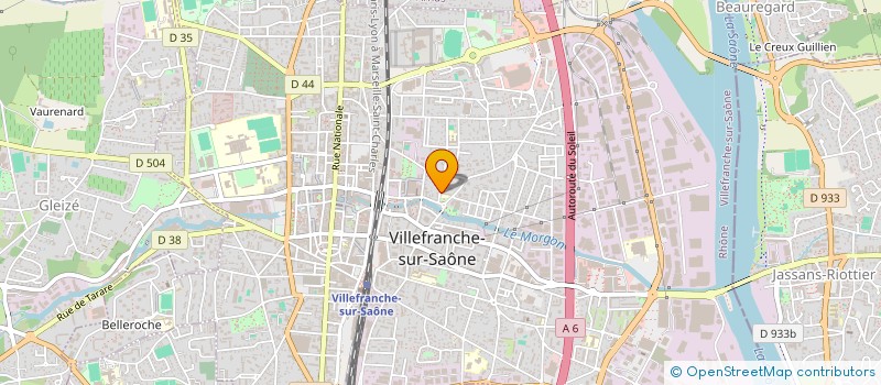 localisation de l'entreprise ASSOCIATION DES PARENTS D'ELEVES DE L'ECOLE MATERNELLE ANNE DE BEAUJEU (APEEMAB) à VILLEFRANCHE-SUR-SAONE
