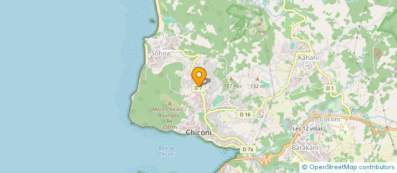 localisation de l'entreprise ASSOCIATION DES PARENTS D'ELEVES DE L'ECOLE MATERNELLE CHICONI CAVANI à CHICONI