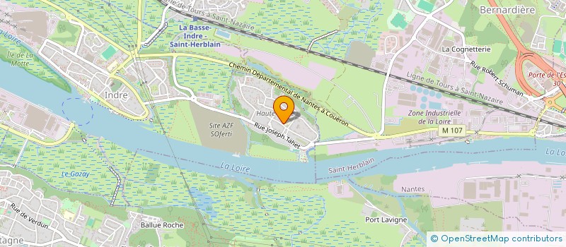 localisation de l'entreprise ASSOCIATION DES PARENTS D'ELEVES DE L'ECOLE MATERNELLE DE LA PIERRE MARA INDRE  INDRE