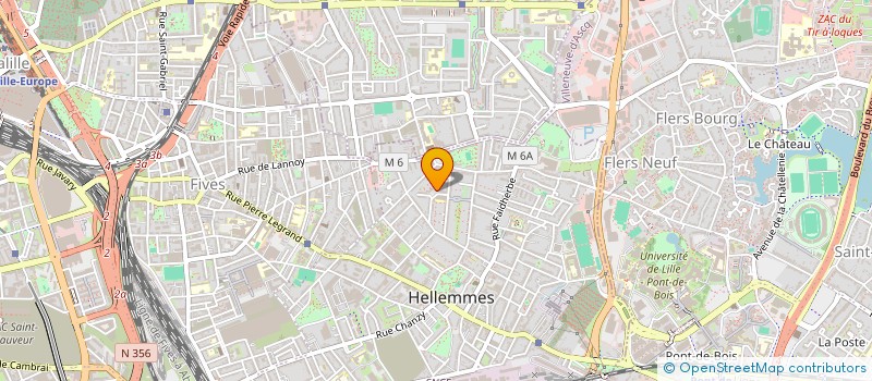 localisation de l'entreprise ASSOCIATION DES PARENTS D'ELEVES DE L'ECOLE MATERNELLE DOMBROWSKI à LILLE
