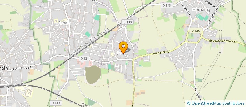 localisation de l'entreprise ASSOCIATION DES PARENTS D'ELEVES DE L'ECOLE MATERNELLE ET PRIMAIRE SUZANNE LANNOY DE ERRE à ERRE