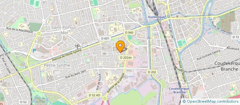 localisation de l'entreprise ASSOCIATION DES PARENTS D'ELEVES DE L'ECOLE MATERNELLE JEAN GIONO à DUNKERQUE