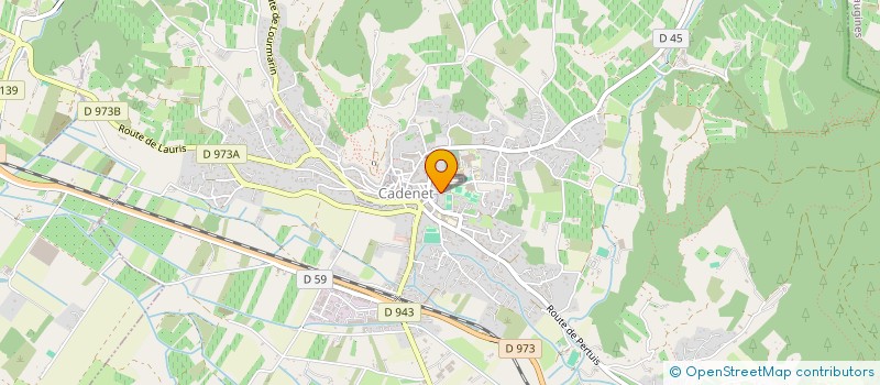 localisation de l'entreprise ASSOCIATION DES PARENTS D'ELEVES DE L'ECOLE MATERNELLE LE CEDRE  CADENET