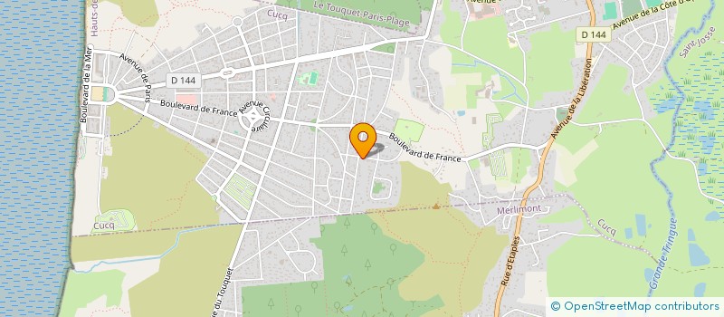 localisation de l'entreprise ASSOCIATION DES PARENTS D'ELEVES DE L'ECOLE MIXTE DE CUCQ à CUCQ
