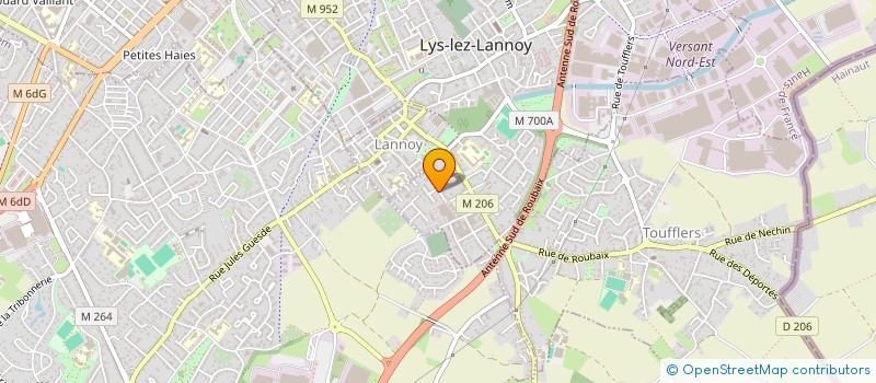 localisation de l'entreprise ASSOCIATION DES PARENTS D'ELEVES DE L'ECOLE MIXTE SAINT PIERRE  TOUFFLERS