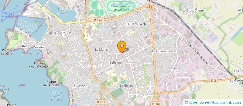 localisation de l'entreprise ASSOCIATION DES PARENTS D ELEVES DE L ECOLE MONTJOIE  SAINT-MALO