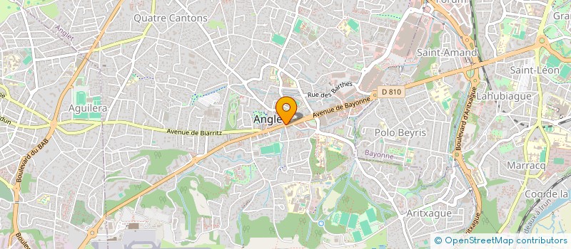 localisation de l'entreprise ASSOCIATION DES PARENTS D'ELEVES DE L'ECOLE NOTRE DAME  ANGLET