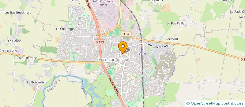 localisation de l'entreprise ASSOCIATION DES PARENTS D ELEVES DE L ECOLE NOTRE DAME DE VERN SUR SEICHE  VERN-SUR-SEICHE