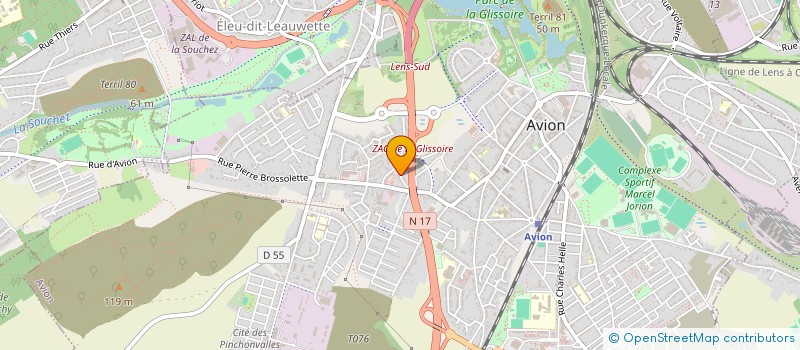 localisation de l'entreprise ASSOCIATION DES PARENTS D ELEVES DE L ECOLE PARENT à AVION