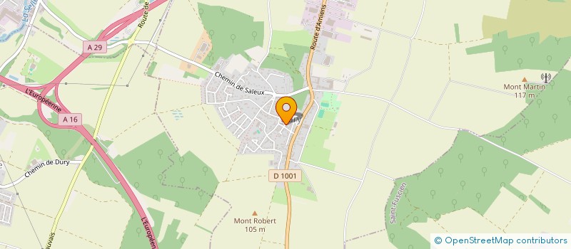 localisation de l'entreprise ASSOCIATION DES PARENTS D ELEVES DE L ECOLE PIERRE DESSE DE DURY  DURY