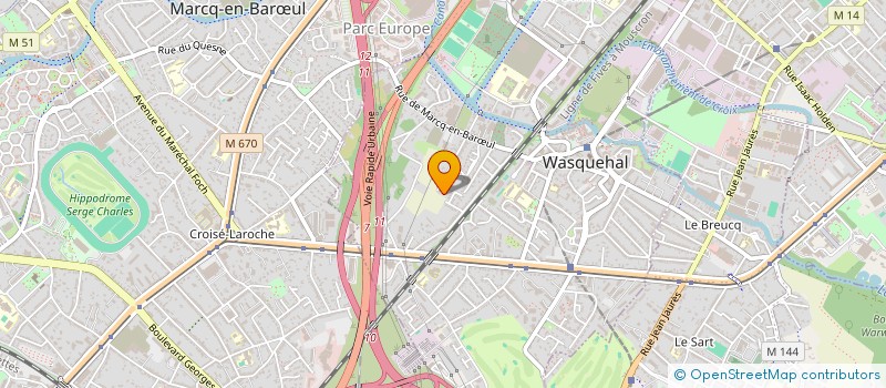 localisation de l'entreprise ASSOCIATION DES PARENTS D ELEVES DE L ECOLE POLONAISE  WASQUEHAL